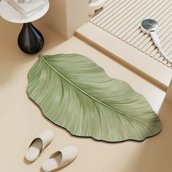 VIKAMA Ins Fresh Green Anti Slip Water Absorbing Quick Drying Bath Mat Shower Room Bath Rug Bathroom Carpet Home Decoration 260513