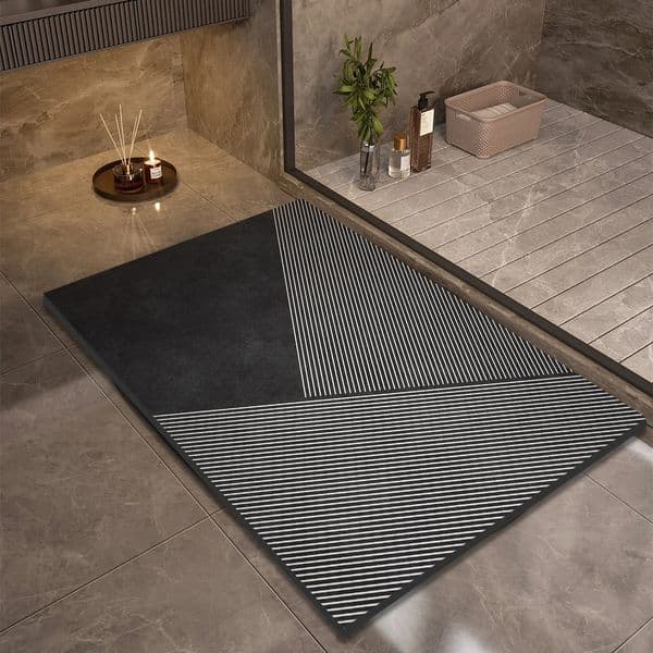 Diatomite Mud Bath Mat Bathroom Super Absorbent Shower Foot Mats Non Slip Quick Dry Toilet Carpet Room Rugs Doormat 260515
