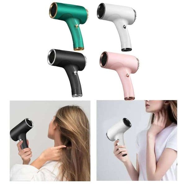 Rechargeable Cordless Hair Two Speeds Portable Powerful Blow Dryer for Home Dormitory Travel Use W260515