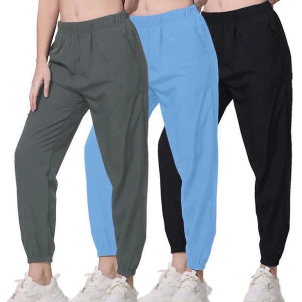 Spring And Summer Thin Ladies Quick-drying Sports Casual Pants Mesh Breathable Black Joker 9 Pants Teenagers Running Harem Pants C260515