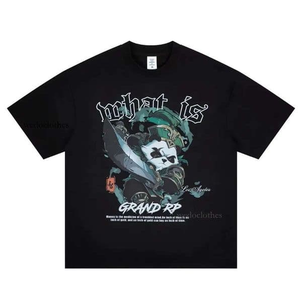 Fashion Designer New Cartoon T Shirt Men Women High Quality T Shirt Tee Short Sleeve Oversized Retro Tshirt Size S-XL
