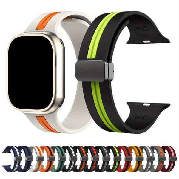 Soft Magnetic Strap For Watch for iWatch 38/40/42/44/45/46/49mm S10 Quick Release Adjustable Magnetic Clasp X260514