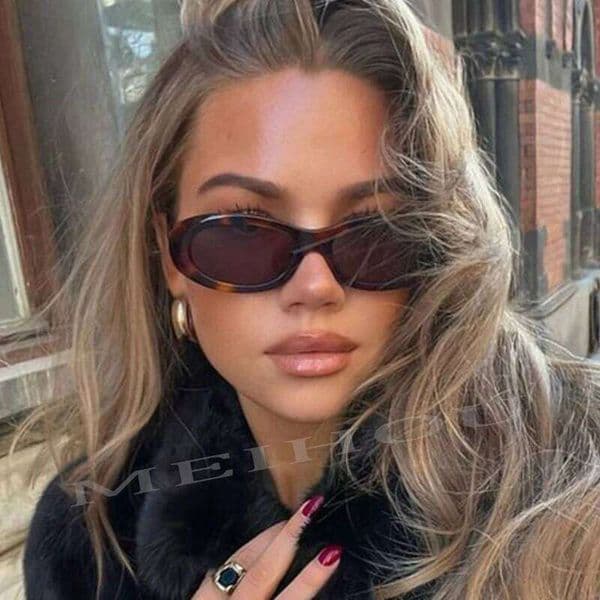 Classic Oval Women Men New Thick Frame Party Sunglasses Hip Hop Cool Luxury Designer Brand Eyeglasses UV400 Eyewear J260515