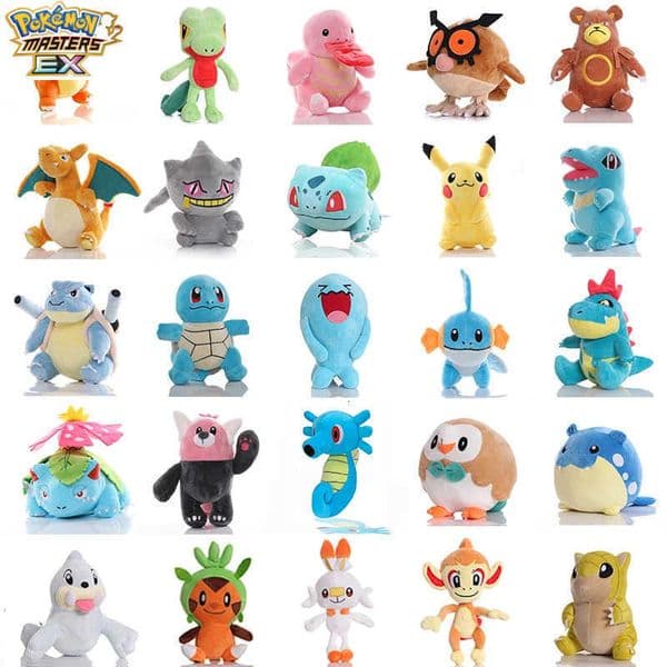 Pokemon Chimchar Bewear Plush Toys Pokmon Banette Seel Pikachu Anime Doll lovely Rowlet Treecko Plushie Kids Christmas Gifts L260515PQ9T