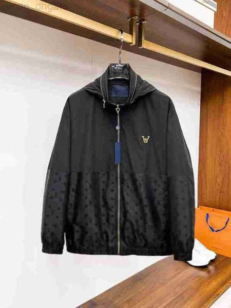 luxury Jacket Men'S Spring Autumn Designer Thin Zipper Sports Windbreaker Outdoor Casual Coat Knitted collar zipper flying jacket 3JME