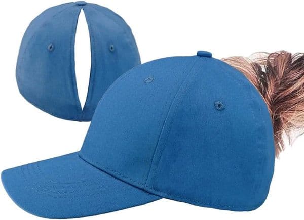 TikTok Heat Magnetic Ponytail Caps For Women Sport Wear Breathable Cotton Adjustable Baseball Hat C260515
