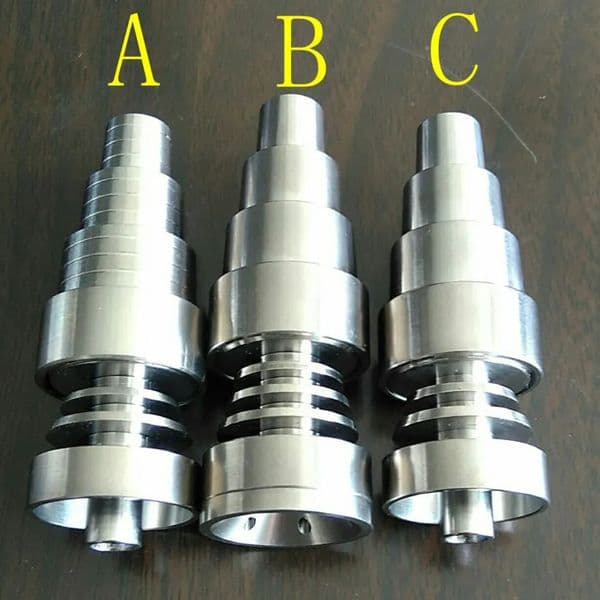 Luxury Designer Decor Universal room 6 In 1 Domeless Titanium Gr2 Nails 10Mm 14Mm 18Mm Joint Male & Female - Glass Bong Water Pipe Dab Rigs 2