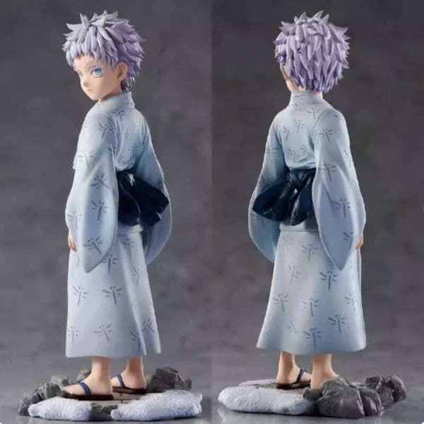 15cm Jujutsu Kaisen Anime Satoru Gojo Action Figures Childhood Kimono Q Version Models Collectible Statue Ornament Boy Toy Gifts 26Y0515