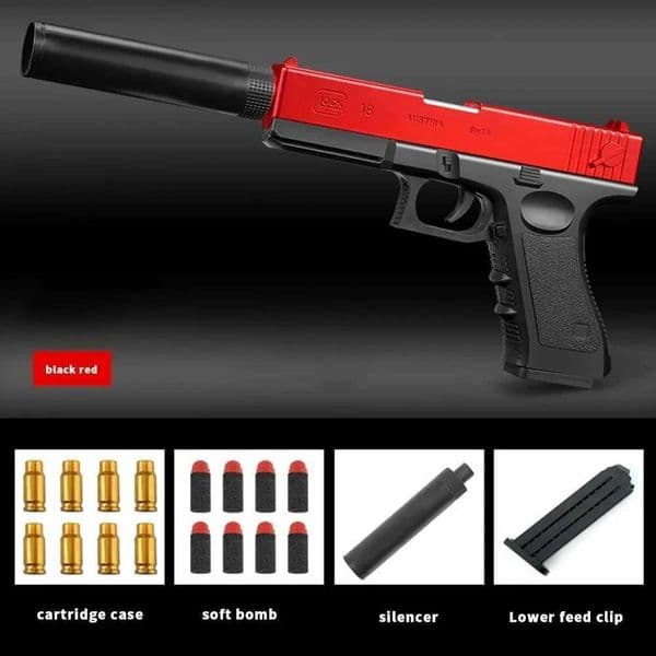 WESoft Bullet Toy Gun for 6 Kids Outdoor Combat Paintball Eat Chicken Toys with Foam Ejection Toy Gun Toy for Boys GirlsL2605156XJL