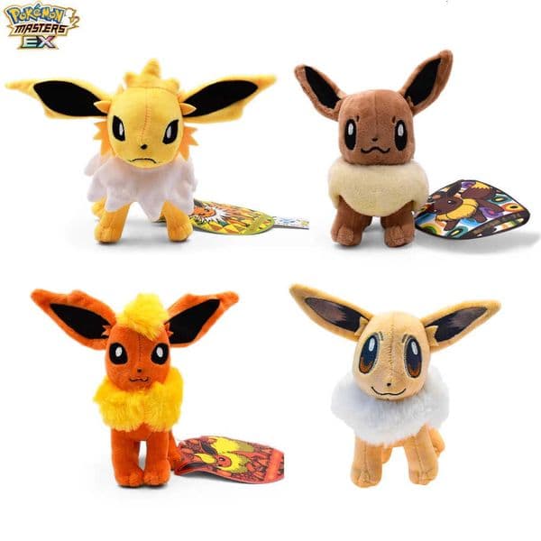 Shiny Eevee Flareon Jolteon Plush Toys Game for Collectible GiftSoft Plushies Cartoon Character L260515XZX6