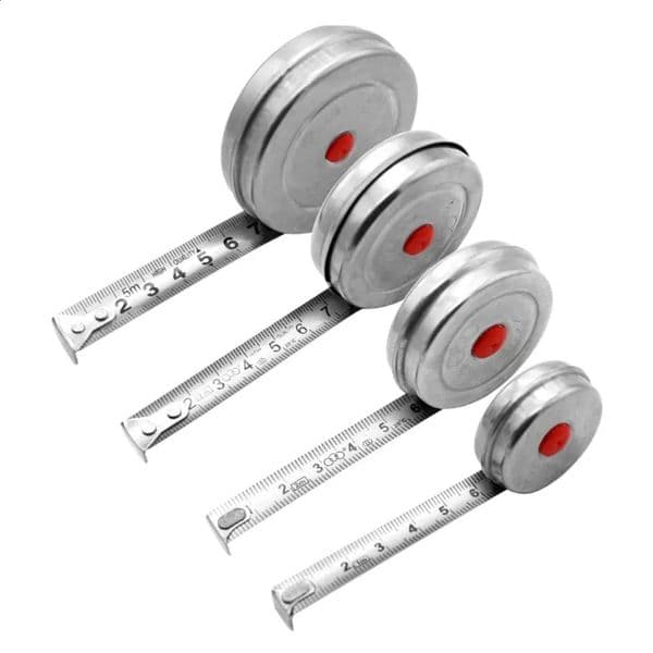 1m/2m/3m/5m Mini Tape Measure Practical Stainless Steel Tape Ruler High Quality Tape Measure Woodworking Measuring Tools 260515