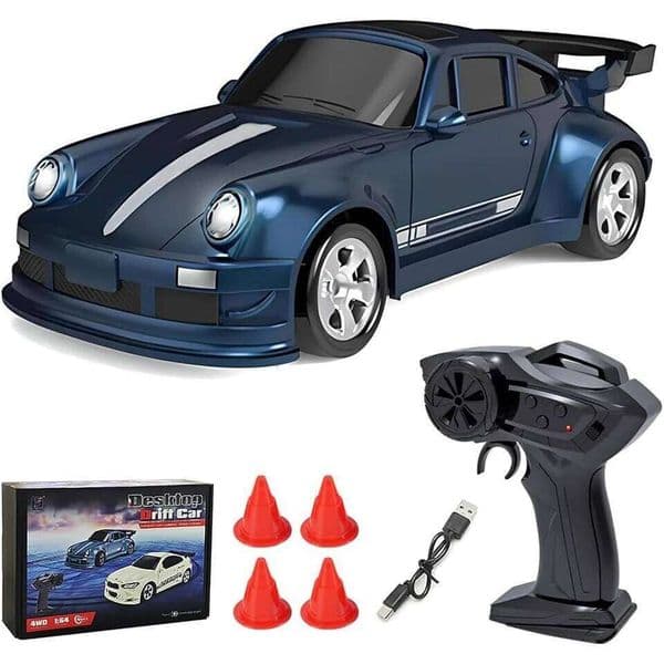 1/64 RC Four-Wheel Drive Remote Control Desktop Stunt Full Proportions Mini Racing Drift Car Toy Model Boy Gift J260516