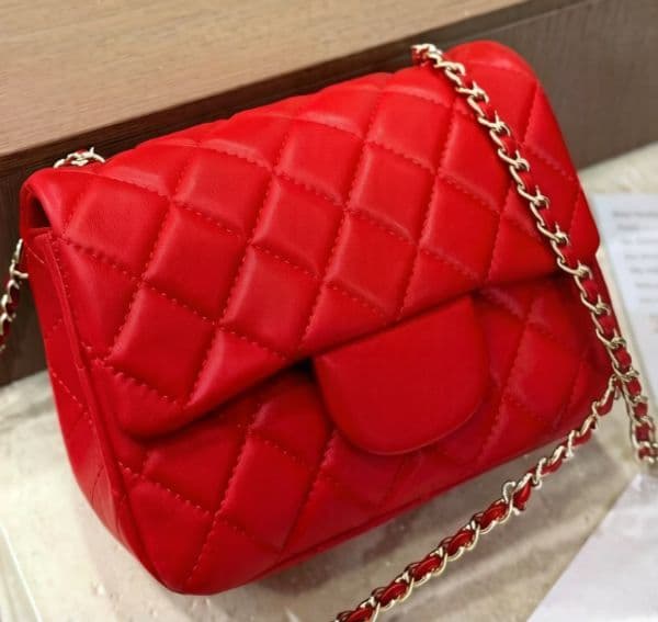 Classic Flap Designer Luxury Women's Clutch Quilted Leather Gold Ball Chain Envelope Handbag, Multi-color Optional Convertible Crossbody Evening Shoulder Bag-2