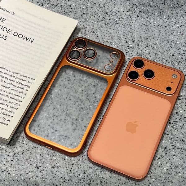 Phone Case Suitable For Iphone 17/16 15/14/13 Electroplated Airbag Four-Corner Anti-Drop Phone Case With Built-In Lens Film