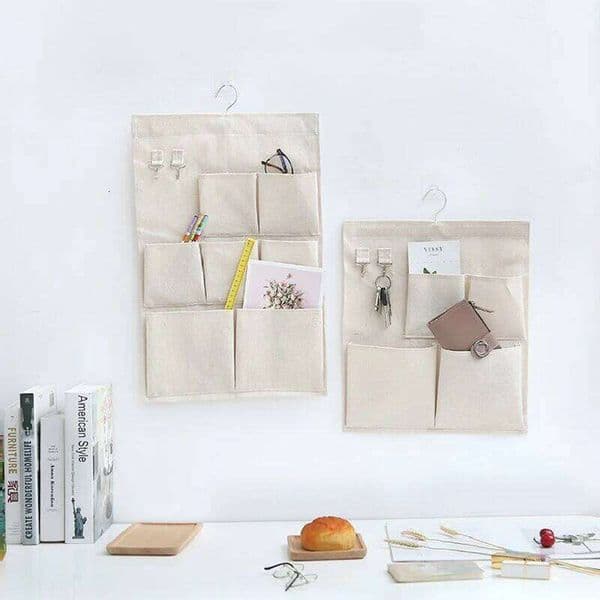Dormitory Wall Door Rear Storage Desk Wardrobe Socks Miscellaneous Cloth Hanging Bag 26W0516 26W0516