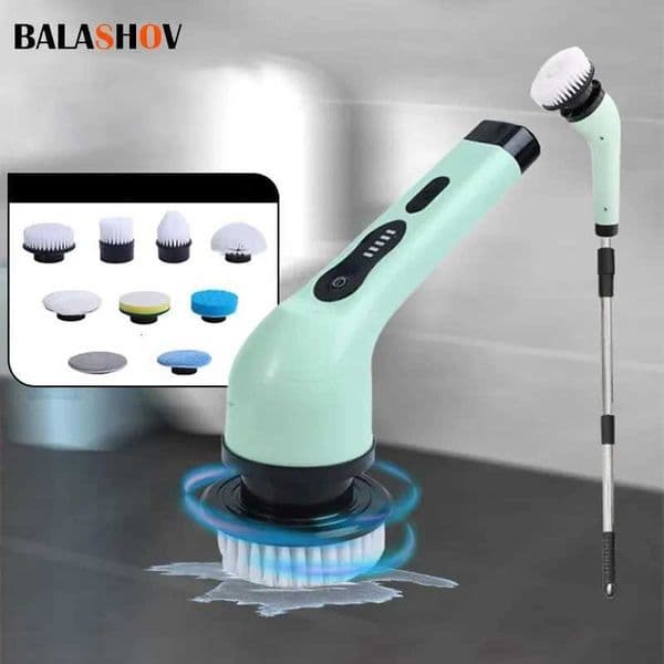 Wireless Electric Cleaning Brush Bathroom Window Kitchen Automotive Multifunctional Household Rotating Cleaning Machine L260516