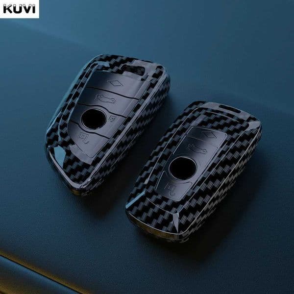 ABS Carbon Fiber Car Key Case Cover For BMW 1 2 3 4 5 6 7 Series X1 X3 X4 X5 X6 X7 F10 F20 F30 G20 G30 G01 F15 F16 G02 G05 F34 T260514