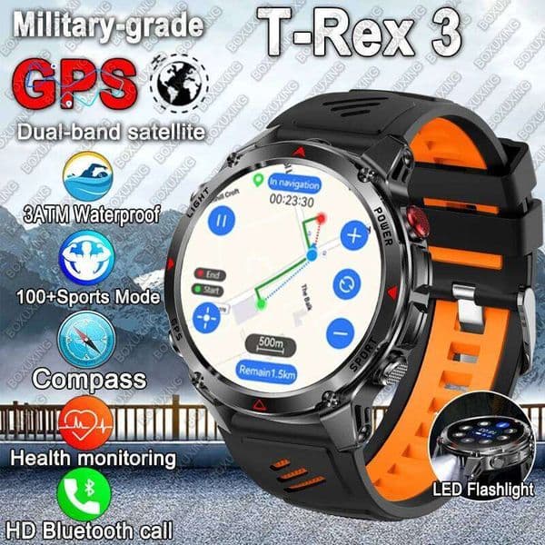 2025 New Sports Smart Watch Support GNSS Outdoor Run Ride Swim GPS Track Compass Altimeter 3ATM Waterproof Bracelets Men J260516