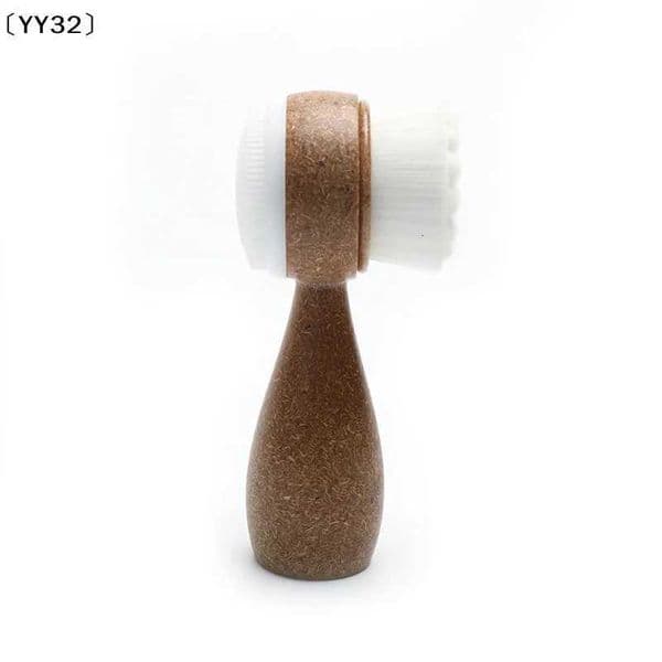Coconut Shred Handle Facial Brush Double Sided Facial Cleanser Blackhead Removing Pore Cleaner Exfoliating Facial BrushYY32 L260516