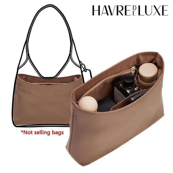 Nylon Purse Organizer Insert Custom-fit For Brooklyn 28 Lightweight Waterproof Handbag Shaper Protector with Zipper Pocket 26Y0516