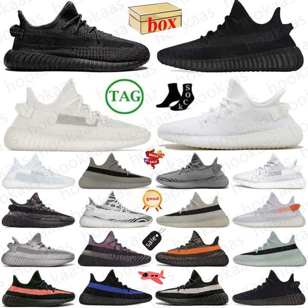 sneakers Boost running shoes 350 V2 Onyx Bone Carbon MX Dark Salt Steel Grey Reflective Zebra Black Red Slate MX Rock Static Dazzling Blue Core Black Red Carbon Granite