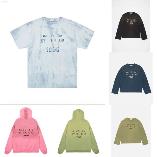 acnee t shirt for men shirts designer tshirt women sweatshirt acnely tshirts luxury unisex graphic tee high quality long sleeve causal hoodies acn tshirt 30d