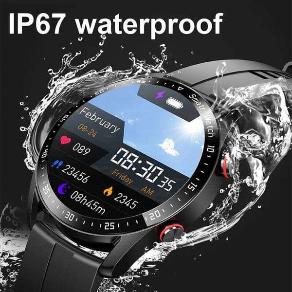 2026 New Outdoor Smart Men BT Call 1.53 inch AMOLED Screen Sports Watch ECG+PPG Health Smartwatch For Android IOS J260516