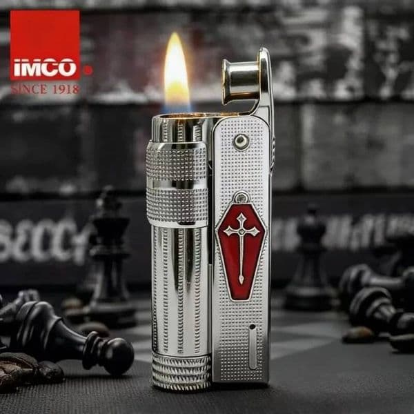 New Imco6700 Kerosen Lighter Innovative DIY Metal Windproof Smoking Gift, Classic Antique Nostalgic Old-Fashioned Men's Gift
