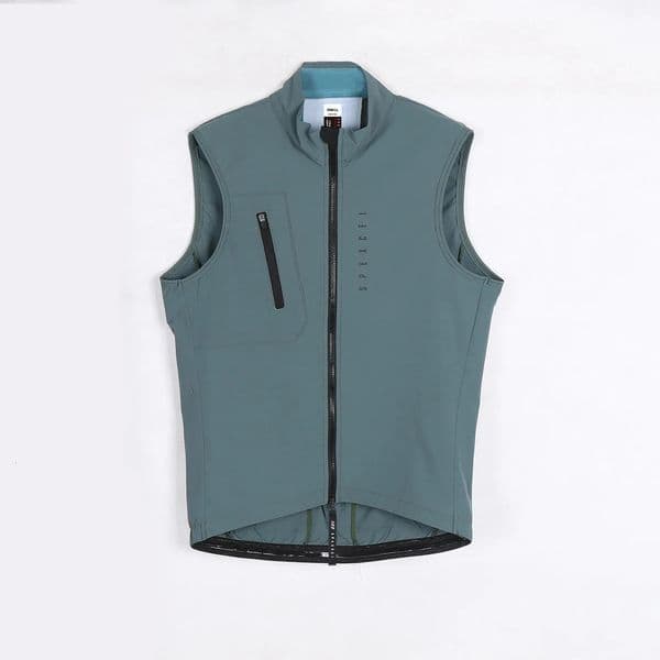 SPEXCEL All Classic Lightweight Windproof Vest Cycling Mens Wind Gilet Stretch fabric With Two Way Zipper 240620 001