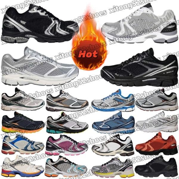 Designer Sports Shoes Men Women Outdoor Running Shoes Shock Absorption Wear Resistant Thick Sole Grey Navy Blue Sneakers Size 36-45