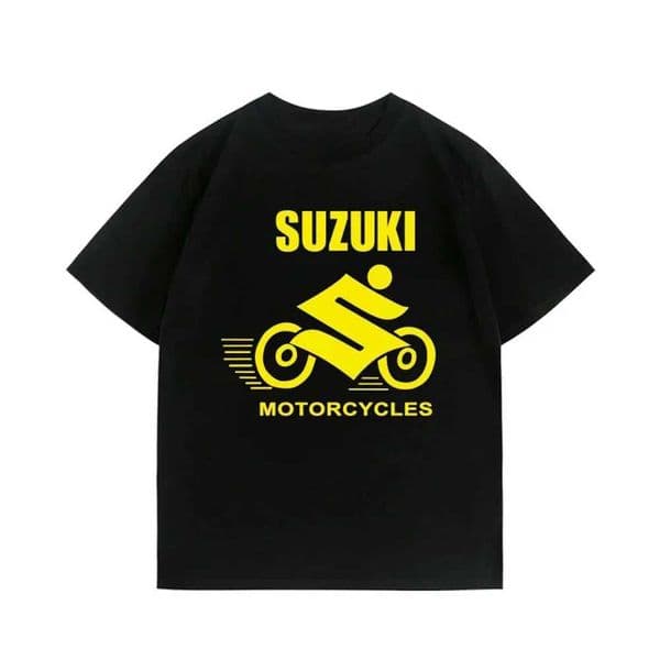 2026 New Suzuki Motorcycle Enthusiast 100 Cotton Trendy Men T-shirt Summer Daily Outdoor Sports Party Casual Loose Short-sleeve Z260516 Z260514