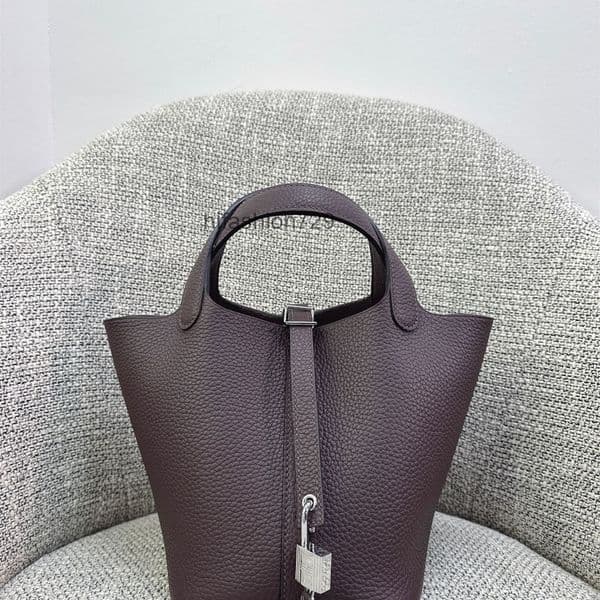 10a Top quality picotins lock bag designer bag shoulder bag tote taurillon clemence calfskin wax thread hand sewn handbag 18cm 22cm bags designer women bag DEOY