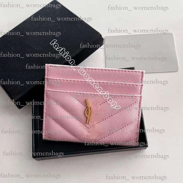 Luxury wallet Designer Coin Pocket Caviar Holder Leather Womens Credit Wallet Bag Travel Documents Passport Holders with box