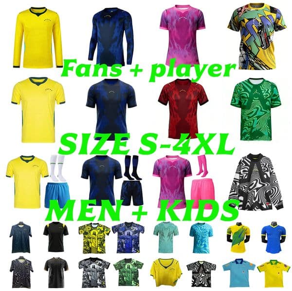World Cup 2026 BraziL soccer jerseys 26 27 Camiseta de futbol Maillot RODRYGO ENDRICK COUTINHO MARTINELLI MARCELO RAPHINHA Player version football shirt MENS KIDS