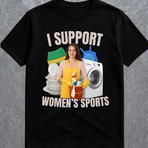 Men I Support Womens Sports T Shirt Unisex Women Oversize Tee Streetwear Casual Short Sleeve Funny Sarcastic Humor Gen Z Humor Z260516