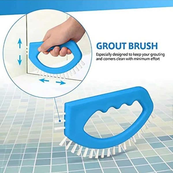 1/3pcs Gap Brush Hard Plastic Scrub Brush Bathroom Kitchen Tiles Dense Bristles Heavy Duty Non Slip Ergonomic Handle Cleaning L260516