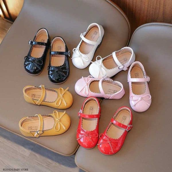 2025 New Candy Color Spring Girls Dance Shoes Patent Leather Children Flats Comfortable mary janes Baby Girl Garden Shoes I01181T260516
