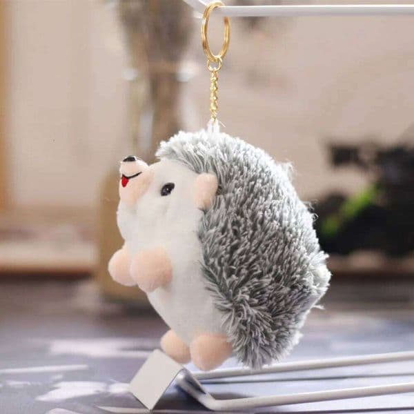 NEW Hedgehog KeyChain Cartoon Bag Pendant 12Cm Animal Gift 26W0516