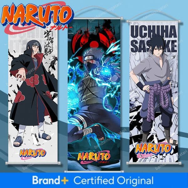 Naruto Wallpaper Naruto anime merchandise, 2D wall hangings, custom-designed high-definition murals and posters featuring Naruto, Sasuke, and Itachi. Hot Sell