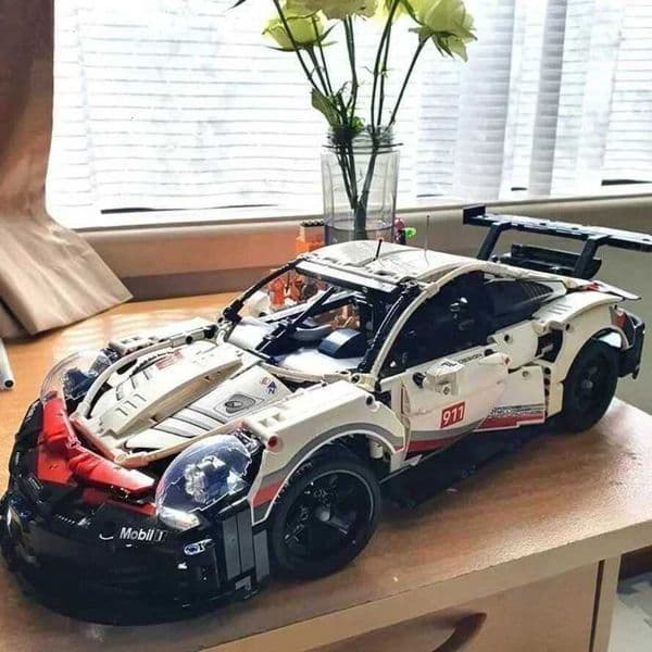 Build Block Set Build Block Brick Set Technical Racing Car Building Blocks Set, 1580 Pieces - Classic brick Supercar Model Kit For Kids And Adult Collectors T 02