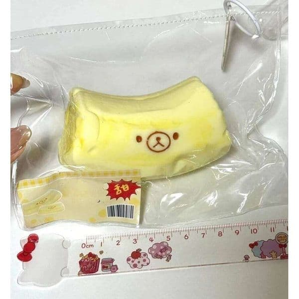 Butter Texture Handmade Banana Bear Squeeze Toy Silicone Stress Reliever Ultra thick tactile pinch Office Desk Gift W260516