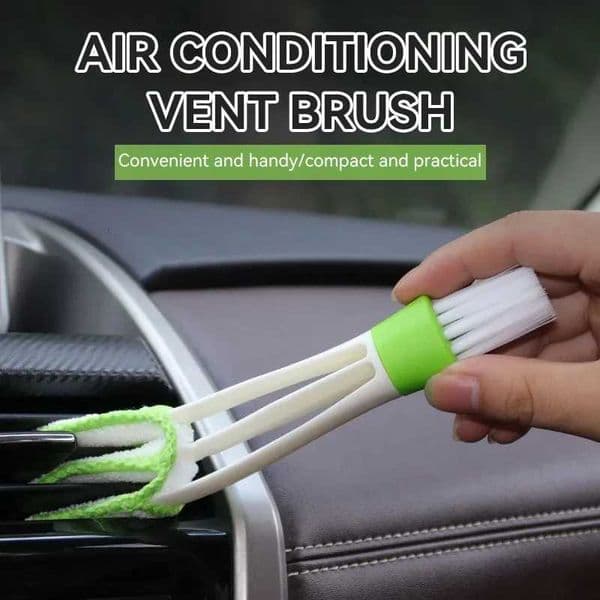 Portable Double Ended Car Air Conditioner Vent Slit Cleaner Brush Instrumentation Dusting Blinds Keyboard Cleaning Brush L260516