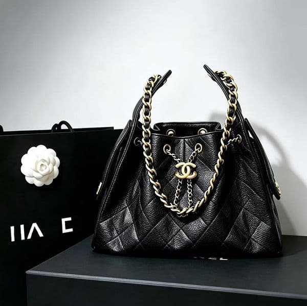 Designer Bag Luxury Bag 25 Bag Crossbody Bag Hobo Lychee Peel Bucket Drawstring Single Bag Large Capacity Trendy Printed Fashion Handbag For Women Daily Casual Style
