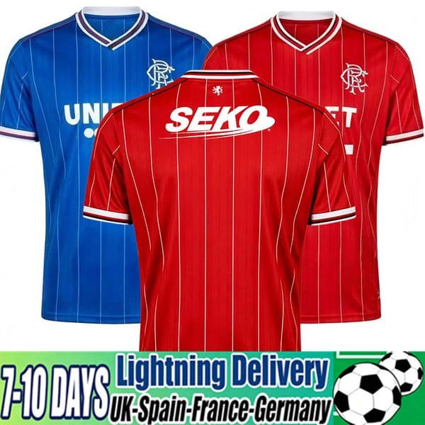 26 27 Glasgow RangersS fc home away third soccer jersey 2026 Ranger COLAK ROOFE LUNDSTRAM HAGI BARKER MORELOS KENT TILLMAN FC Raskin Football Shirt men kids kit