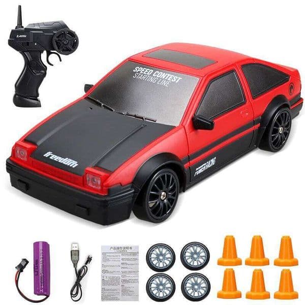 2.4G Four -Wheel Drive RC Drifting High -Speed Charging Electric Children's Boy Remote Control Car Toy 26Y0516