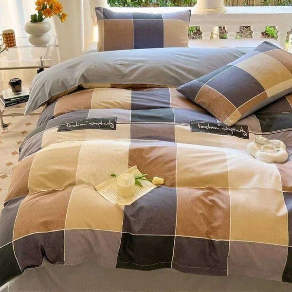 Kawaii Bear Printed Floral Duvet Cover Pillowcase Bedding Set Cute Dinosaur Bed Linen Sheet Quilt Full Queen King Size J260516