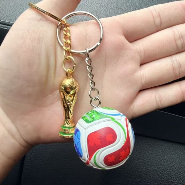 Party Favor Football Keychain America, Canada and Mexico 2026 World Cup New Souvenirs Fan Supplies Exquisite Pendant