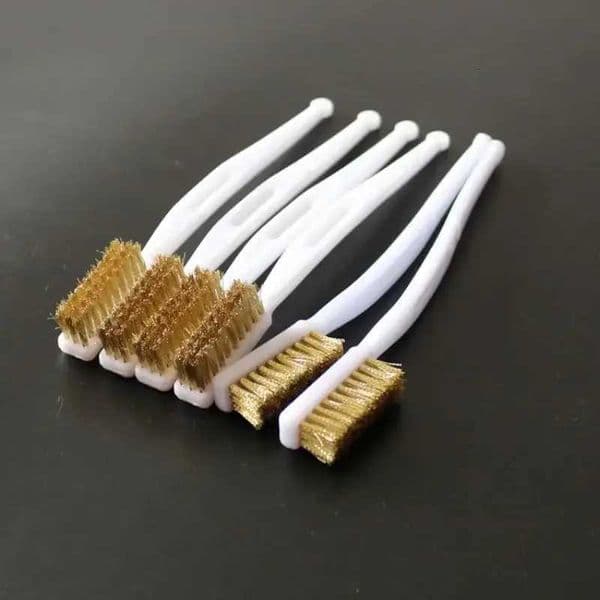 1/3/5pcs Mini Brass Wire Brush Set for Paint Rust Removal Industrial Metal Polishing Burr Cleaning Tool L260516 thumbnail 2