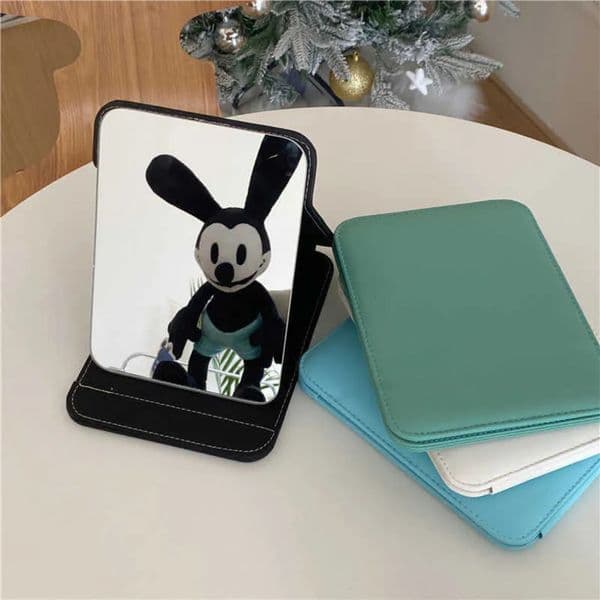 Luxury Designer Decor Ins Style Minimalist Bread Makeup Office Foldable Desktop room Vanity And Portable Small Mirror Decoration For Home 11