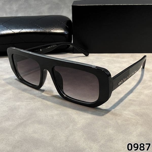 Designer Sunglasses Mens Womens Vintage Rectangular Acetate Square Shades Driving Polarized Sunglass Male Sun Glasses Fashion Metal Plank Sunglass Eyewear